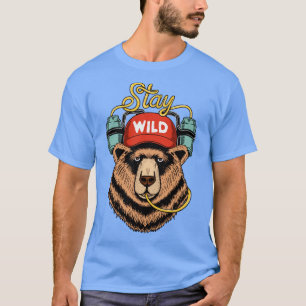 T-shirt L'ours reste sauvage