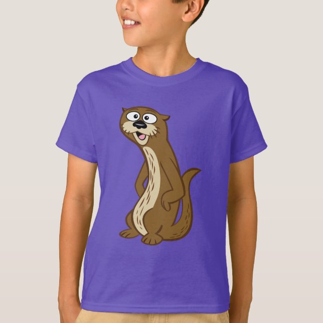 T-shirt Loutre de Rick | Reggie de garde forestière (Devant)