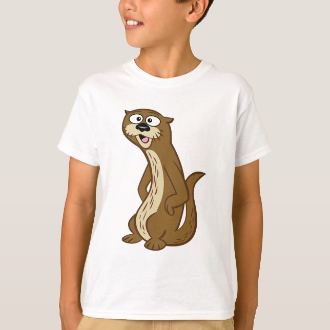 T-shirt Loutre de Rick | Reggie de garde forestière (Devant)
