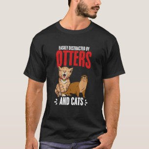 T-shirt Loutres Et Chats Loutre Drôle De Loutre Puns Amour