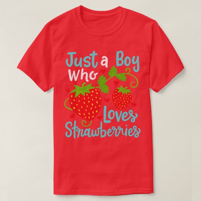 T-shirt Louvain de fraises 1 (Design devant)