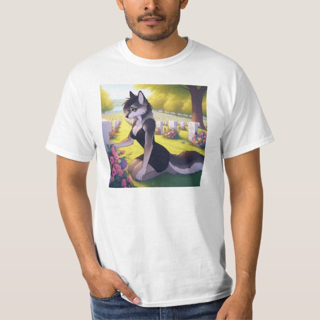 T-shirt Louve Veuve de Guerre (Devant)