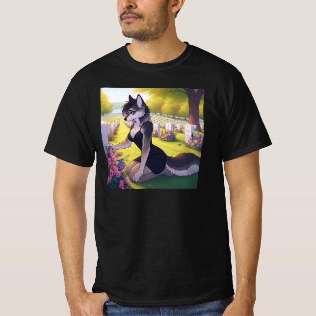 T-shirt Louve Veuve de Guerre (Devant)