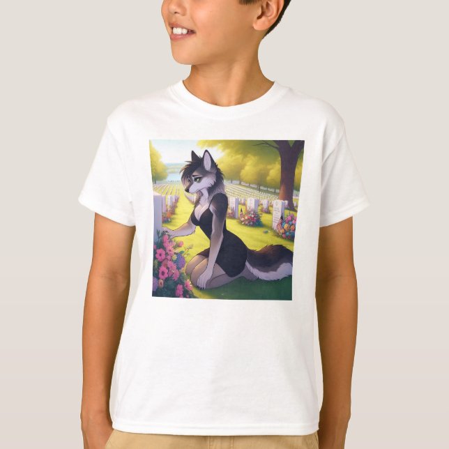 T-shirt Louve Veuve de Guerre  (Devant)