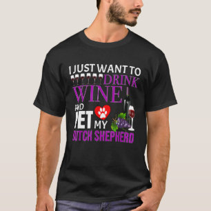 T-shirt Louveur de vin berger néerlandais