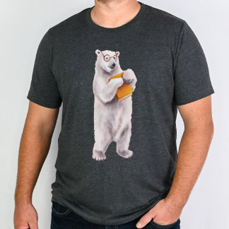 T-shirt Louveur du livre de la bibliothèque de l'ours pola