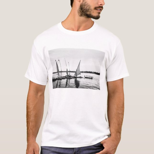 T-shirt Louxor Égypte, Feluccas sur le Nil 2 (Devant)