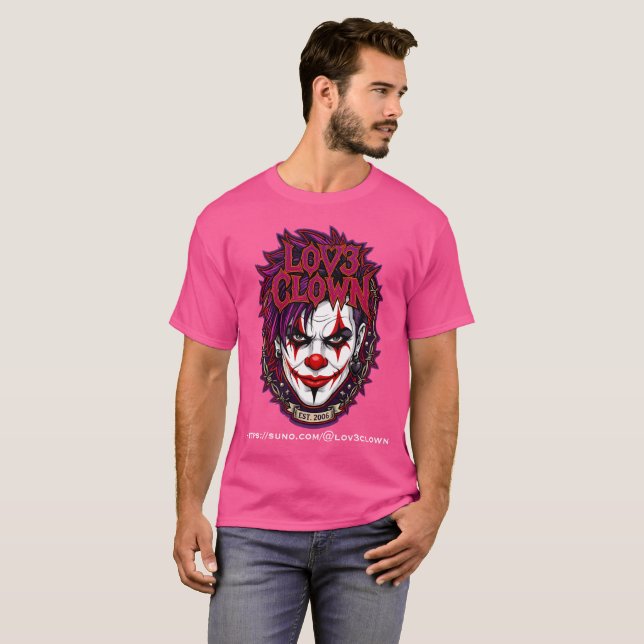 T-shirt LOV3 CLOWN LOV3 GRENADE (Devant entier)