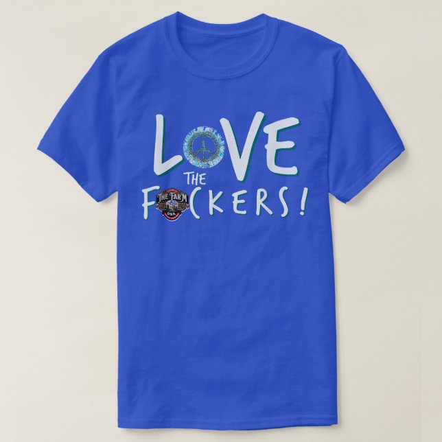 T-shirt LOVE 007 The Farm Liberty Missouri USA Bar Honky-t (Design devant)