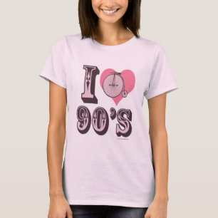 T-shirt Love 1890s Vintage Heart Slogan Parody