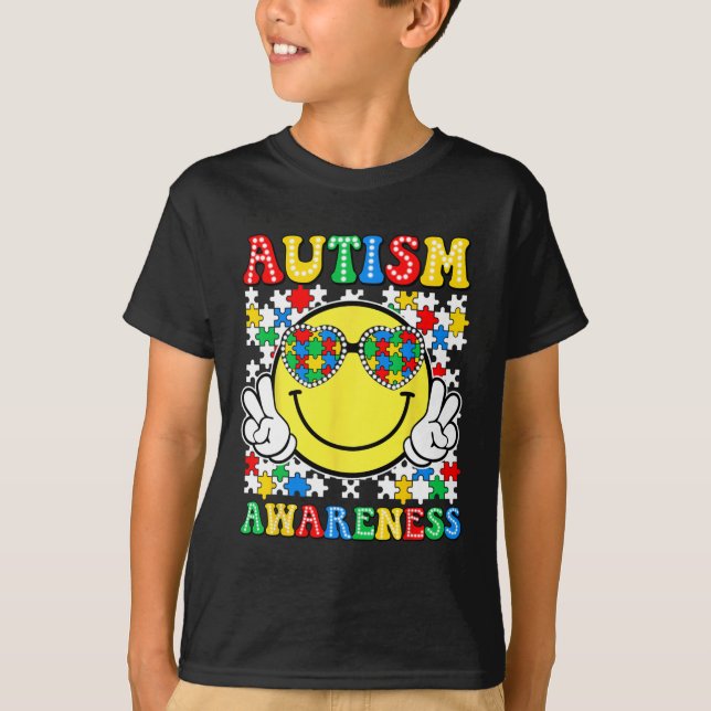 T-shirt Love Accepter Comprendre la Sensibilisation sur l' (Devant)