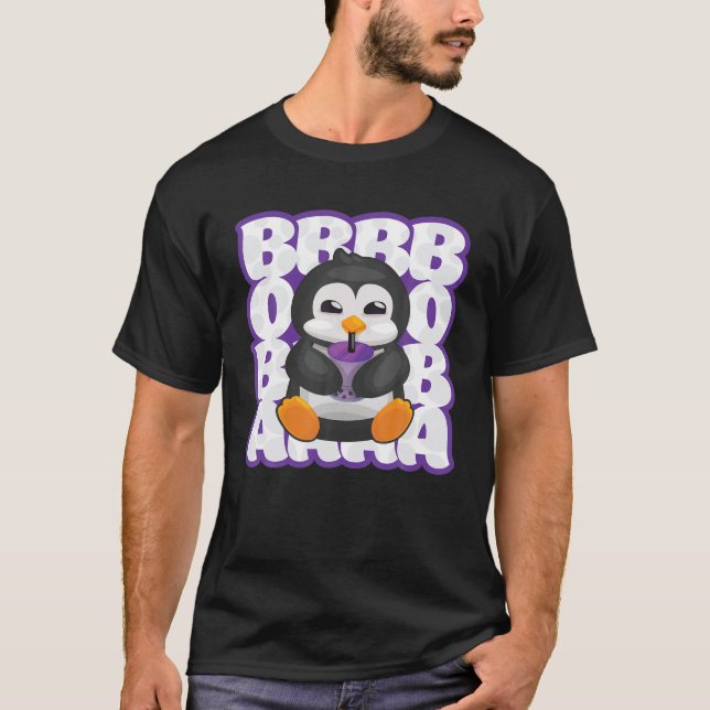 T-shirt Love Anime Boba Bubble Thé Boire Cute Kawaii Chubb (Devant)
