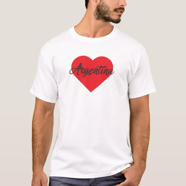 T-shirt Love Argentina (Devant)
