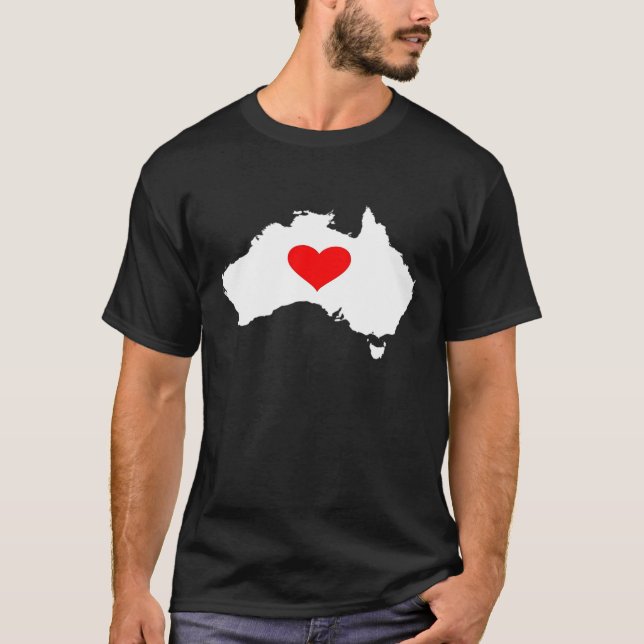 T-shirt Love Australia Home (Devant)