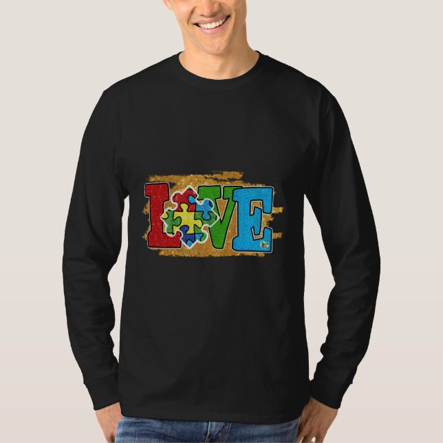 T-shirt Love Autism Awareness Kindness Love Autism Awarene (Devant)