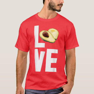 T-shirt Love Avocado Funny Avocado Fruit Women700