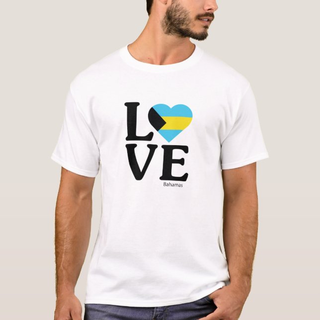 T-shirt Love Bahamas (Devant)