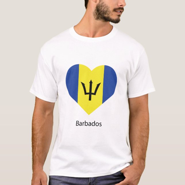 T-shirt Love Barbados (Devant)