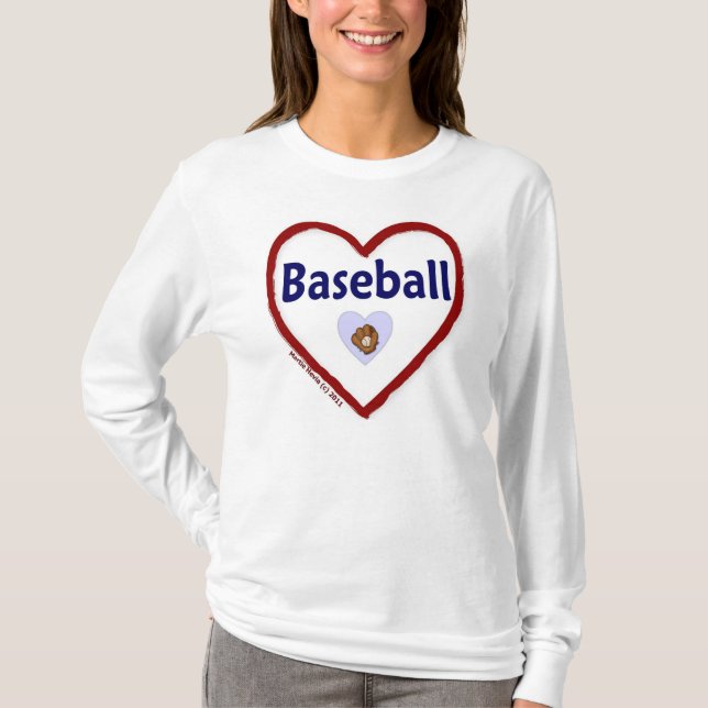 T-shirt Love Baseball (Devant)