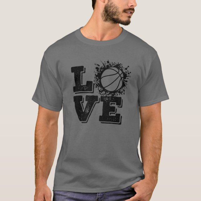 T-shirt Love Basketball - Hoops (Devant)