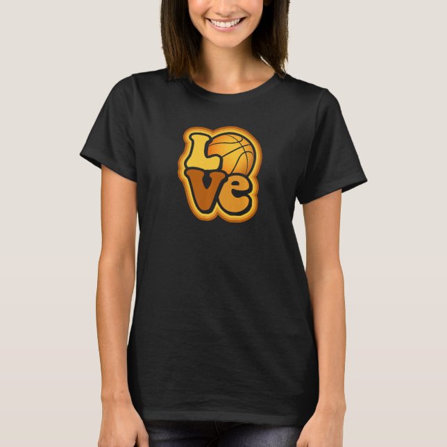 T-shirt Love Basketball Mom for Women B Ball Fans Premium (Devant)
