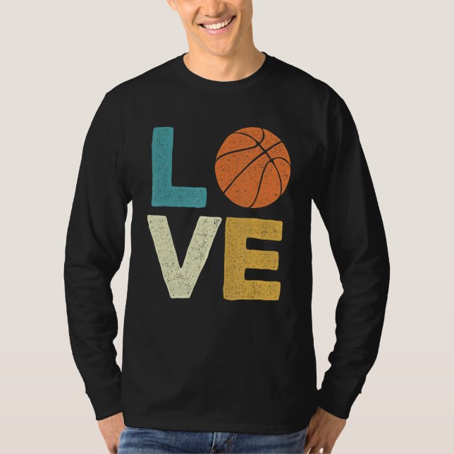 T-shirt Love Basketball Player Coach Point Guard Ball Shoo (Devant)