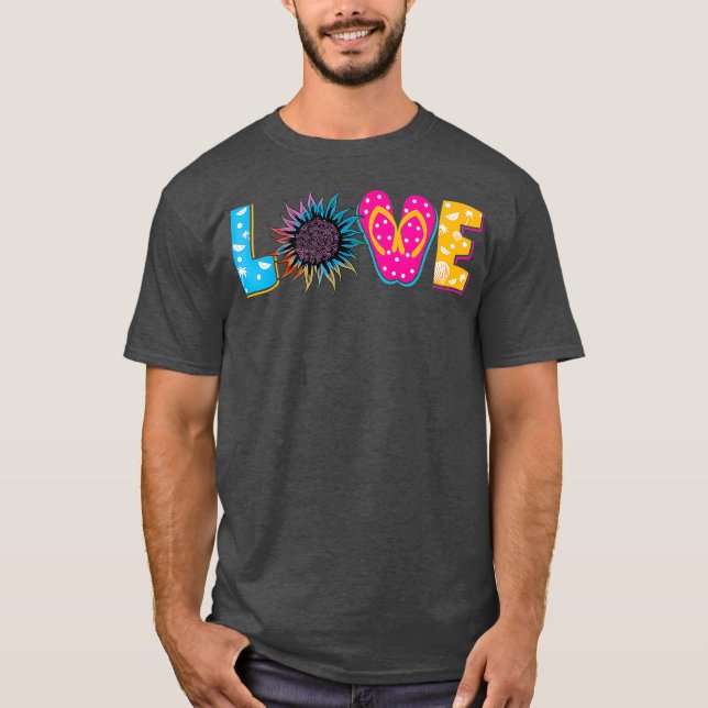 T-shirt Love Beach (Devant)