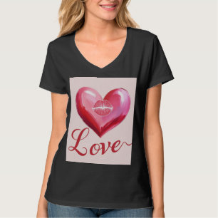 T-shirt Love Beats from the Heart - Love in Every Pulse