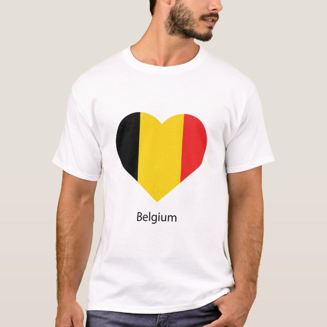 T-shirt Love Belgique (Devant)