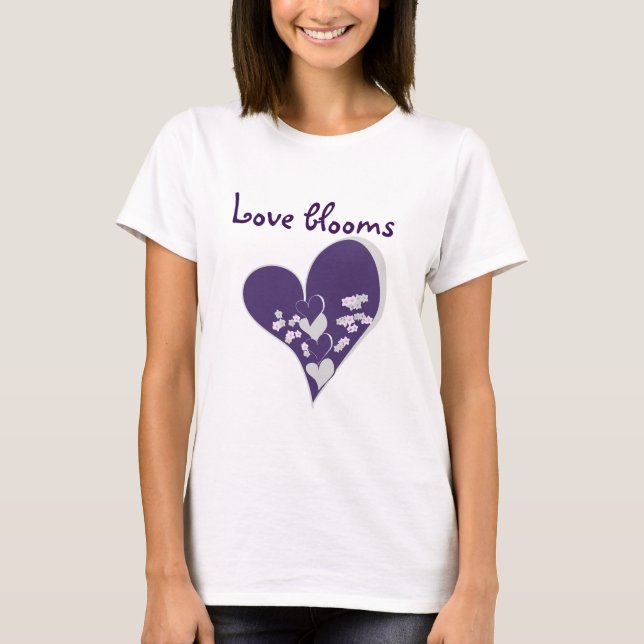 T-shirt Love Blooms (Devant)