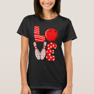 T-shirt Love Bowling Ball & Pins Group Correspondance Vale