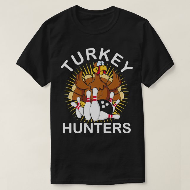 T-shirt Love Bowling Turquie Hunters Bowling Fan T (Design devant)