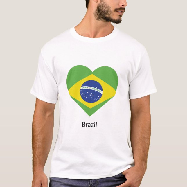 T-shirt Love Brazil (Devant)