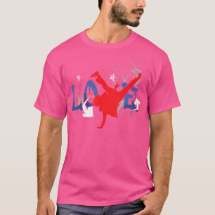 T-shirt Love Breakdance Hip hop Bboy B-Girling Streetdance