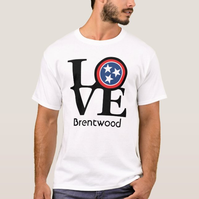 T-shirt LOVE Brentwood (Devant)