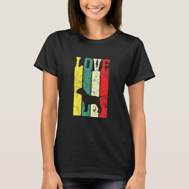 T-shirt Love Bull Terrier (Devant)