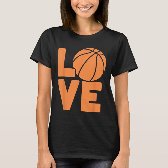T-shirt Love Bysketbyll (Devant)