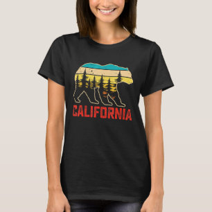 T-shirt Love California Retro Vintage Cali Pride Bear Suns