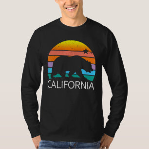 T-shirt Love California Retro Vintage Cali Pride Bear Suns