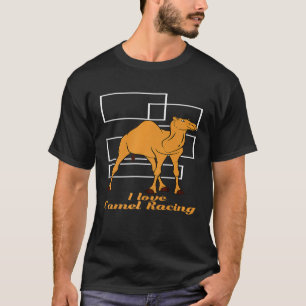 T-shirt Love Camel Racing Animal Camel