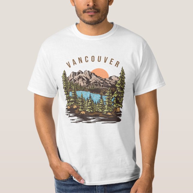T-shirt Love Canada Love Vancouver (Devant)