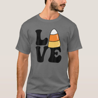 T-shirt Love Candy Corn Super Funny Enfants Adultes Hallow