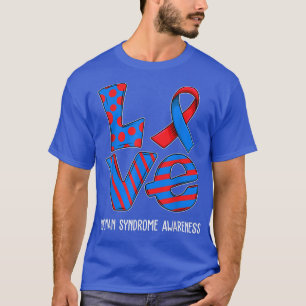 T-shirt Love Cartoon Support Noonan Syndrome Sensibilisati