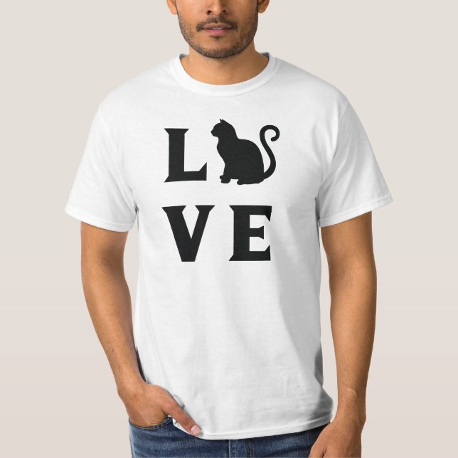 T-shirt Love Cat (Devant)