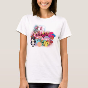 T-shirt Love Chanson Femme Chemise