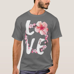 T-shirt Love Cherry Blossom Lover Japanese Festival Sakura
