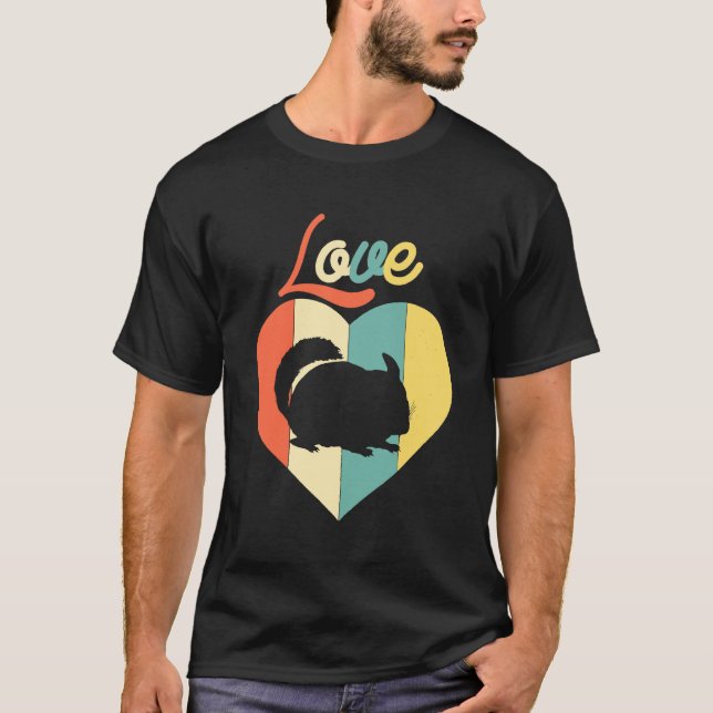 T-shirt Love Chinchilla (Devant)