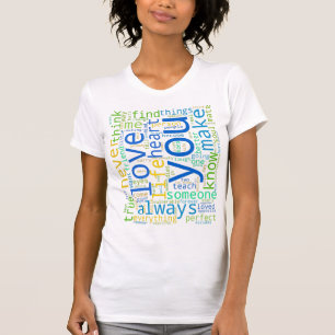T-shirt Love cite blanc