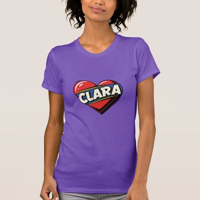 T-shirt Love Clara (Devant)