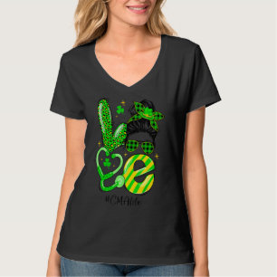 T-shirt Love Cna Laif Infirmière Funny St Patrick S Jour 1